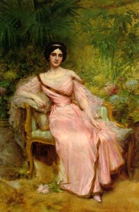 スザンヌフデロの肖像 作： Leon Francois Comerre